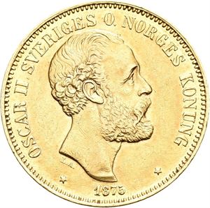 Oskar II, 20 kronor 1875