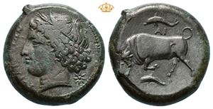 SICILY, Syracuse. Agathokles. 317-289 BC. Æ hemilitron (22 mm, 12,15 g).