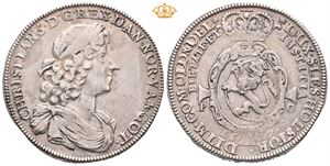 Norway. 2 speciedaler 1677. R. S.1
