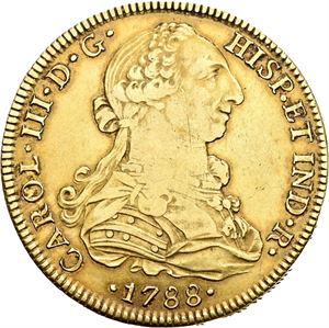 Carl III, 8 escudos 1788