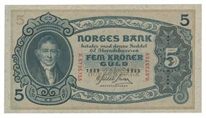 Norway. 5 kroner 1939. R5735755