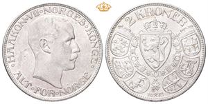2 kroner 1912. Små kantmerker/minor edge marks