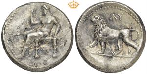 AR Double Shekel or Tetradrachm, circa 328-311 BC