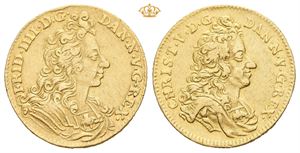 2 dukat u.år/n.d. (1699). København (6,91 g.). RR. S.4