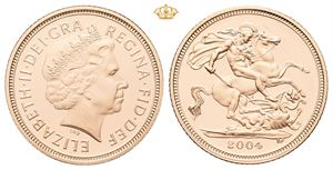 England. Elizabeth II, 1/2 sovereign 2004