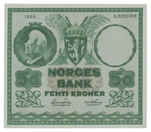 Norway. 50 kroner 1950. A2291303