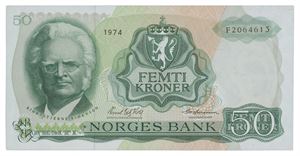 50 kroner 1974. F2064613
