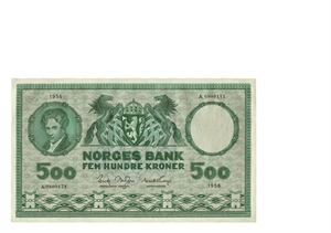500 kroner 1956. A0800171