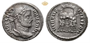 Diocletian, 284-305 e.Kr. AR argenteus (2,52 g)