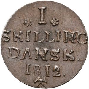 1 skilling 1812. S.9