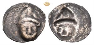 1/4 penning, Nidaros ca. 1277-1281 (0,28 g). RR