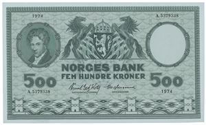 500 kroner 1974 A