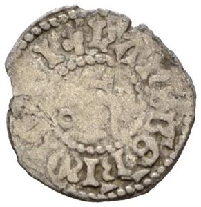 Gaute Ivarsson (1474-1510) Hvid, Nidaros (0,51 g). Kantskade/edge crack. S.?.