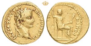 Tiberius, AD 14-37. AV aureus (19 mm; 7,72 g)