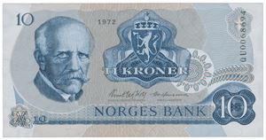 10 kroner 1972 QU0068694
