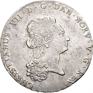 CHRISTIAN VII 1766-1808 Speciedaler 1795. S.5