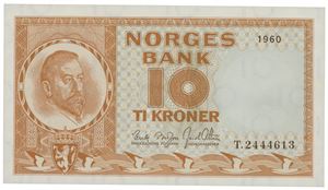 10 kroner 1960. T.2444613