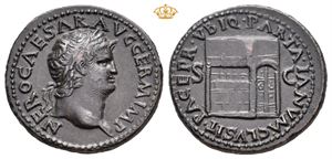 Nero, AD 54-68. Æ as (11,80 g)