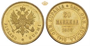 20 Markkaa 1880 S