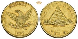 10 Dollars 1860, Pikes Peak Gold