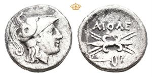 LESBOS, Methymna. 4th-3rd centuries BC. AR tetrobol (2,60 g)