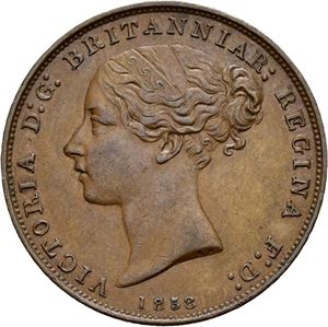 Victoria, 1/26 shilling 1858