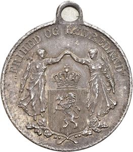 (1892). Riksvåpen. Sølv