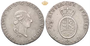 Norway. 2/3 speciedaler 1796. S.4