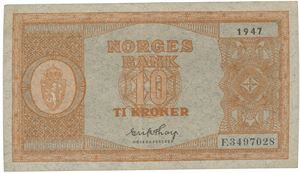 10 kr 1947