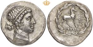 AR Tetradrachm, circa 155-143 BC