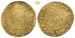 Utrecht. David van Bourgondie, 1455-1496. Goldgulden/florin u.år/n.d. (1464). (3,28 g)