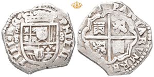 Philip IV 1621-1665, 8 reales u.år/n.d., Madrid. Guardein ukjent 1641-1645