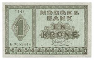 1 krone 1944. G3052444