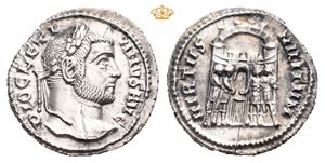 Diocletian, AD 284-305. AR argenteus (2,97 g)