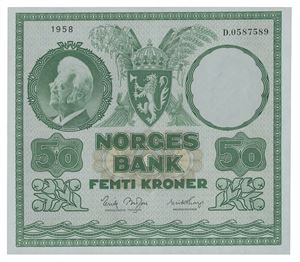 50 kroner 1958. D0587589
