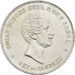 OSCAR I 1844-1859 Speciedaler 1855