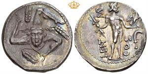 AR Denarius, April-June 49 BC