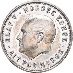 Olav V. Nordisk Numismatisk Unions Styremøte. 12-13. september 1964. Rui. Sølv. 31mm