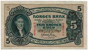 5 kroner 1942. U2778988