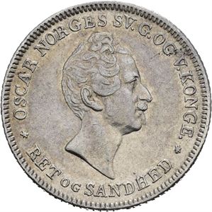 OSCAR I 1844-1859. 24 skilling 1853