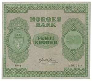 50 kroner 1945. A5077416