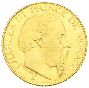 Charles III, 20 francs 1878 A.