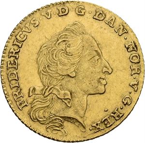 FREDERIK V 1746-1766. Kurantdukat 1761. S.1