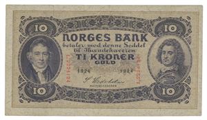 10 kroner 1924. L2224124