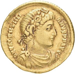 Valentinian I, AD 364-375. AV solidus (22 mm; 4,37 g)
