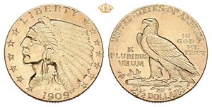 2 1/2 dollar 1909