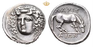 THESSALY, Larissa. Circa 356-342 BC. AR drachm (6,05 g)