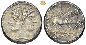 AR Quadrigatus, circa 225-214 BC