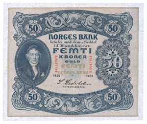 50 kroner 1929. B0047759