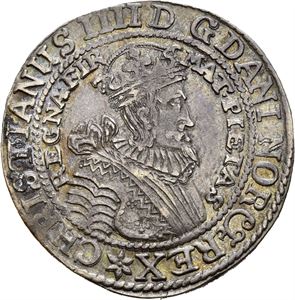 CHRISTIAN IV 1588-1648, 1/2 speciedaler 1633. RR. S.4